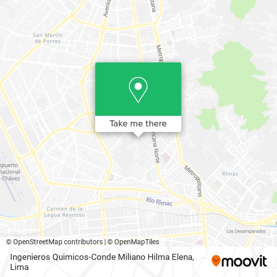 Ingenieros Quimicos-Conde Miliano Hilma Elena map