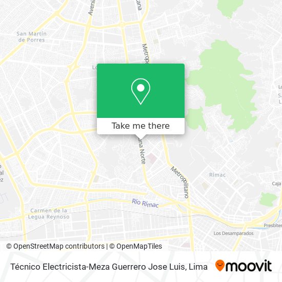 Técnico Electricista-Meza Guerrero Jose Luis map