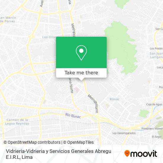 Vidrieria-Vidrieria y Servicios Generales Abregu E.I.R.L map