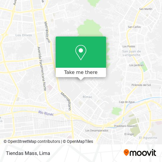 Mapa de Tiendas Mass