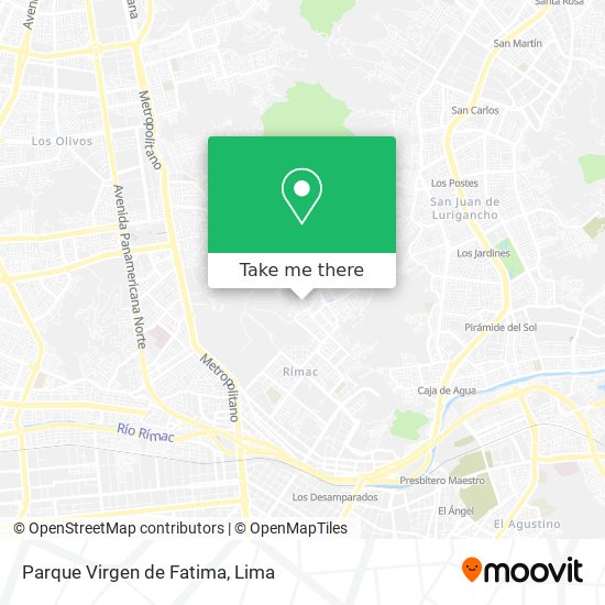 Parque Virgen de Fatima map