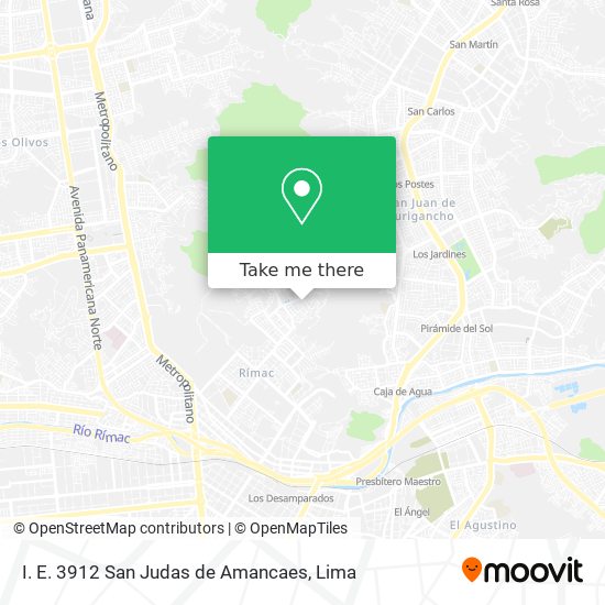 Mapa de I. E. 3912 San Judas de Amancaes