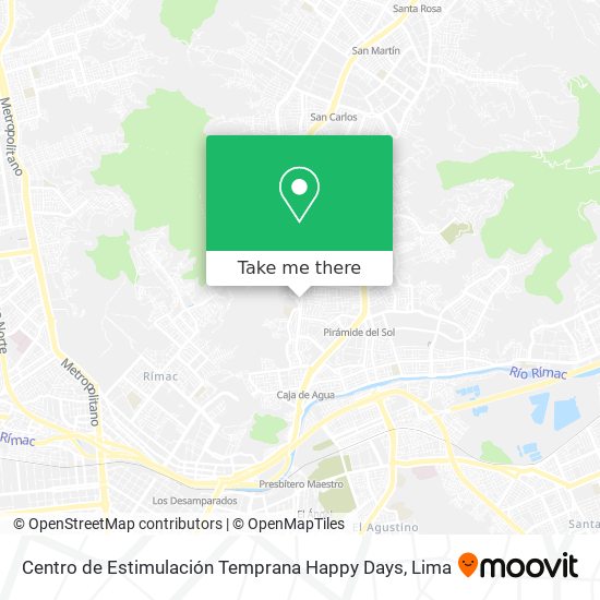 Centro de Estimulación Temprana Happy Days map