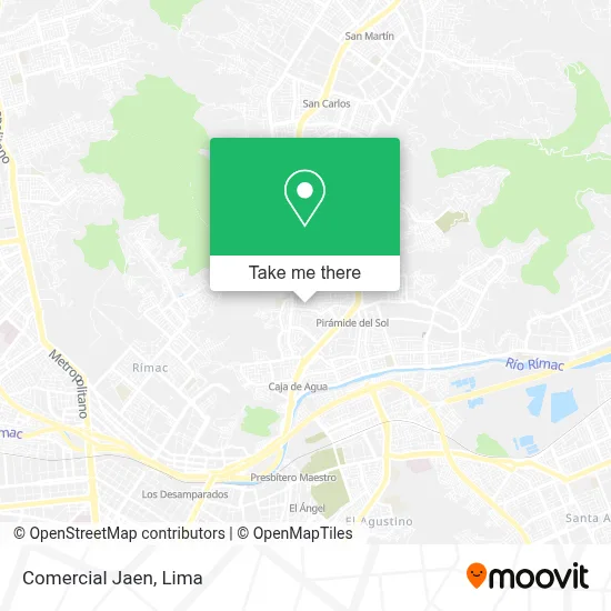 Comercial Jaen map
