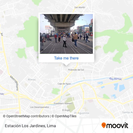 Estación Los Jardines map