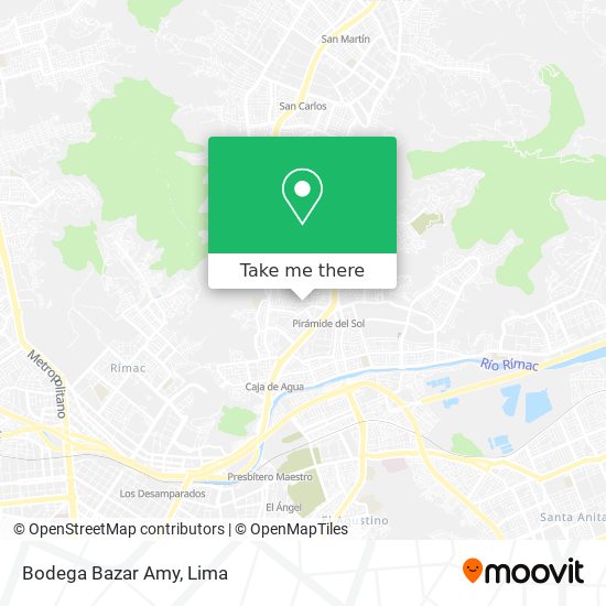 Bodega Bazar Amy map
