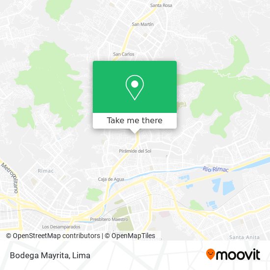 Bodega Mayrita map