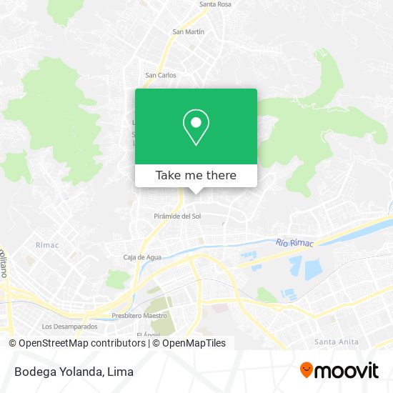 Mapa de Bodega Yolanda