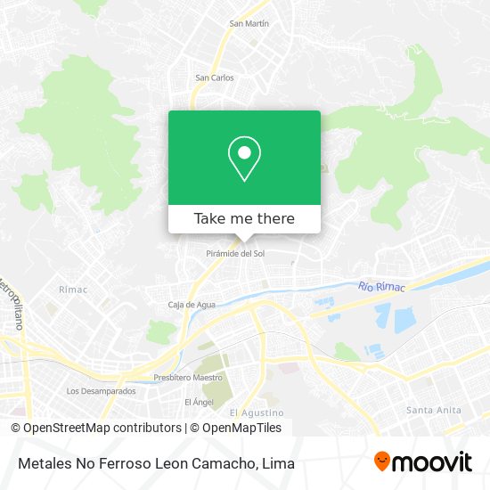 Mapa de Metales No Ferroso Leon Camacho
