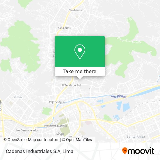 Cadenas Industriales S.A map