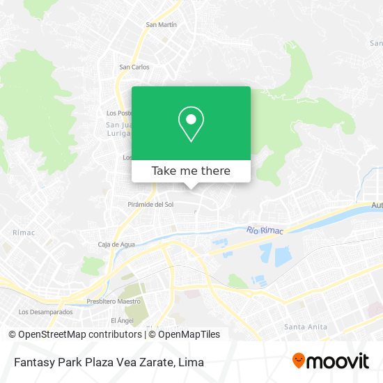 Fantasy Park Plaza Vea Zarate map