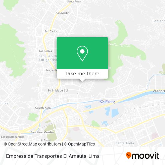Empresa de Transportes El Amauta map