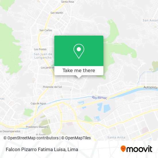 Falcon Pizarro Fatima Luisa map