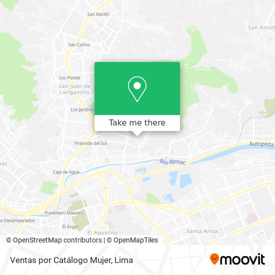 Mapa de Ventas por Catálogo Mujer