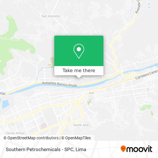 Southern Petrochemicals - SPC map