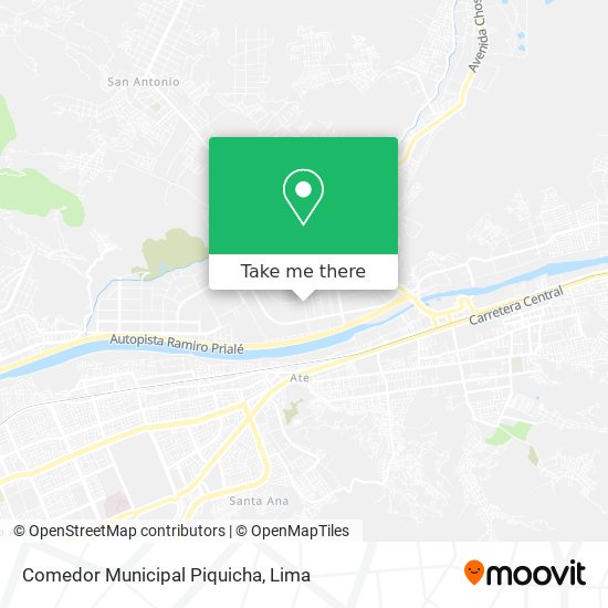 Mapa de Comedor Municipal Piquicha