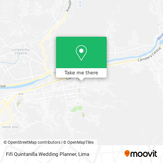 Fifí Quintanilla Wedding Planner map