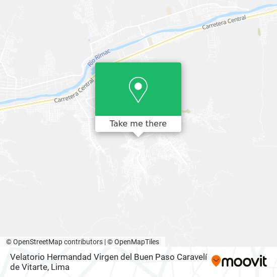 Velatorio Hermandad Virgen del Buen Paso Caravelí de Vitarte map