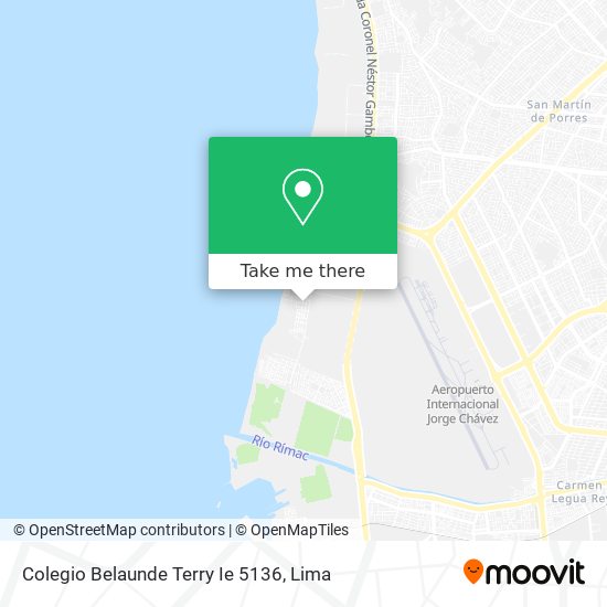 Colegio Belaunde Terry Ie 5136 map