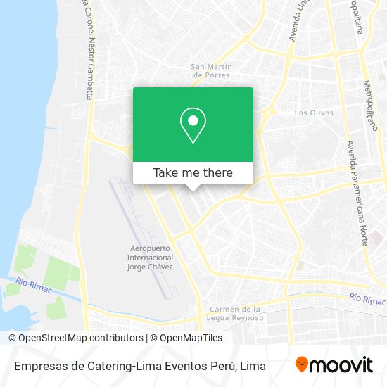 Empresas de Catering-Lima Eventos Perú map