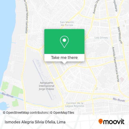 Ismodes Alegria Silvia Ofelia map