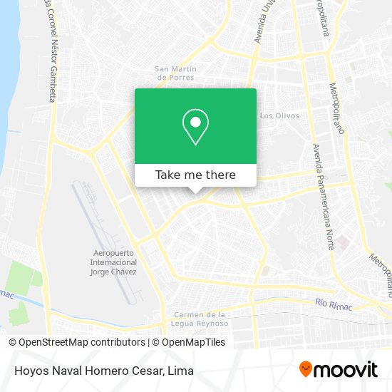 Hoyos Naval Homero Cesar map