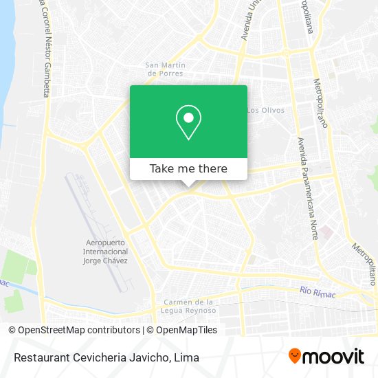 Restaurant Cevicheria Javicho map