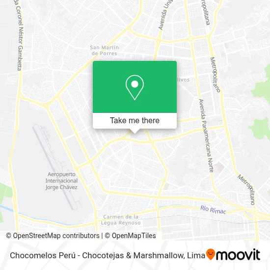 Chocomelos Perú - Chocotejas & Marshmallow map