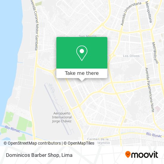 Mapa de Dominicos Barber Shop