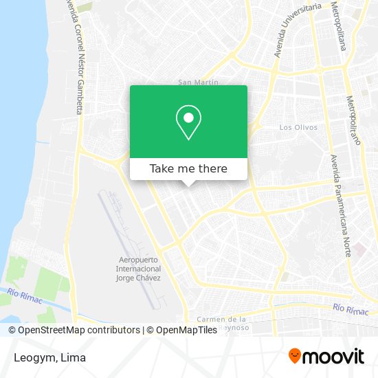 Mapa de Leogym