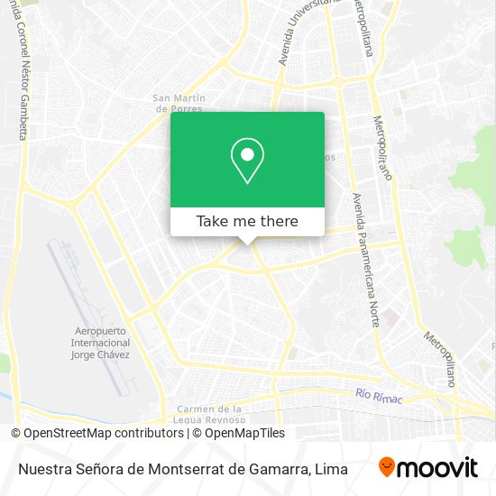 Nuestra Señora de Montserrat de Gamarra map