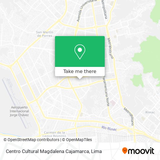 Centro Cultural Magdalena Cajamarca map