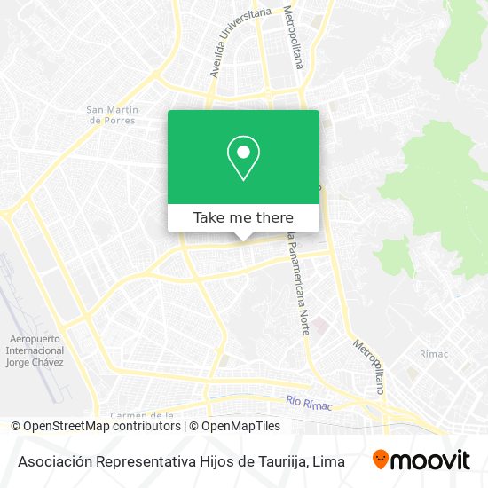 Asociación Representativa Hijos de Tauriija map