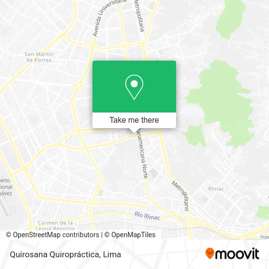 Mapa de Quirosana Quiropráctica