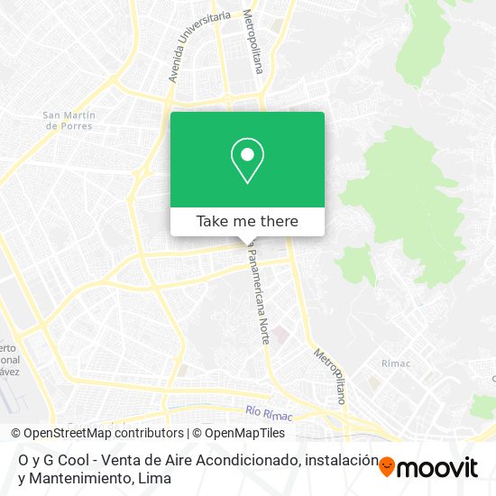 O y G Cool - Venta de Aire Acondicionado, instalación y Mantenimiento map