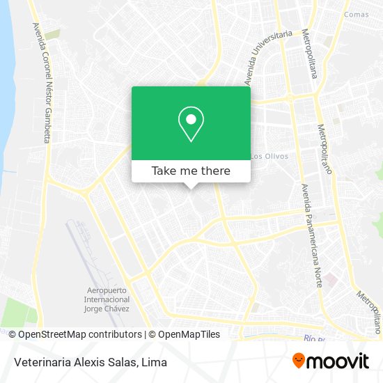 Veterinaria Alexis Salas map