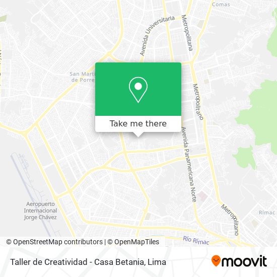 Taller de Creatividad - Casa Betania map