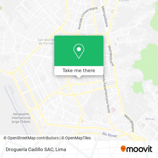 Droguería Cadillo SAC map