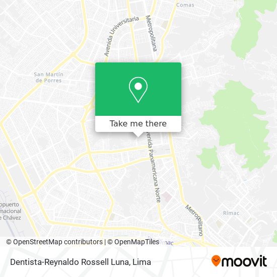 Dentista-Reynaldo Rossell Luna map