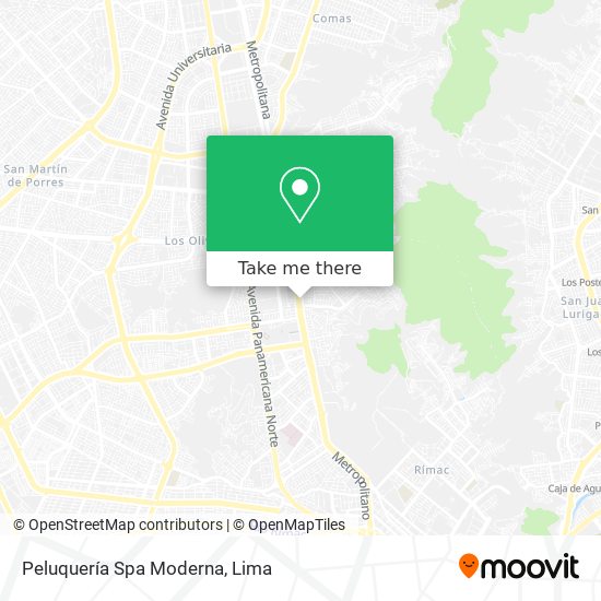 Peluquería Spa Moderna map