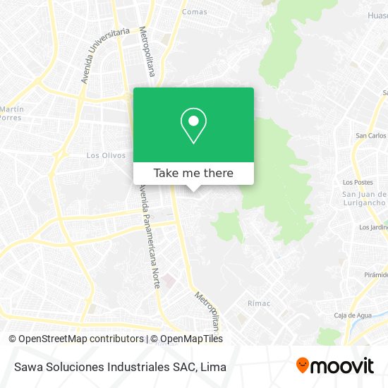 Sawa Soluciones Industriales SAC map