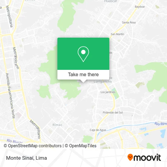 Monte Sinaí map