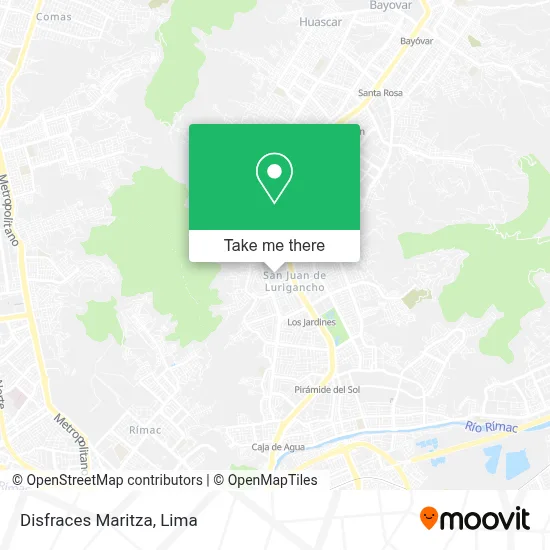 Disfraces Maritza map