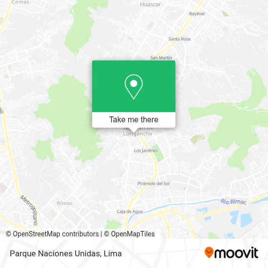 Parque Naciones Unidas map