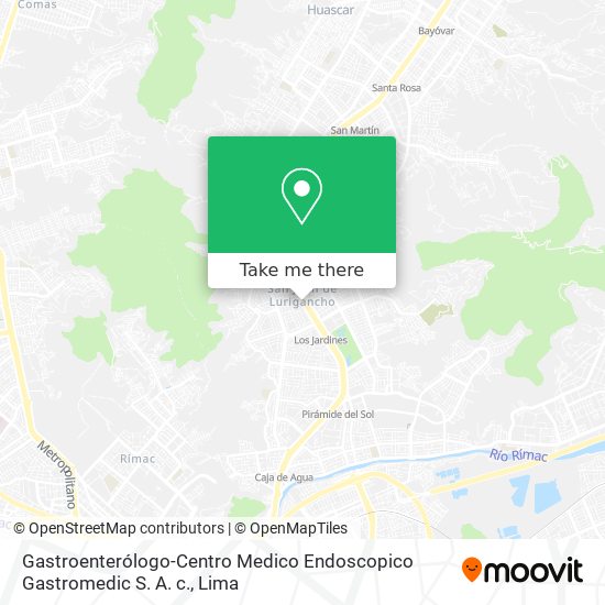 Gastroenterólogo-Centro Medico Endoscopico Gastromedic S. A. c. map