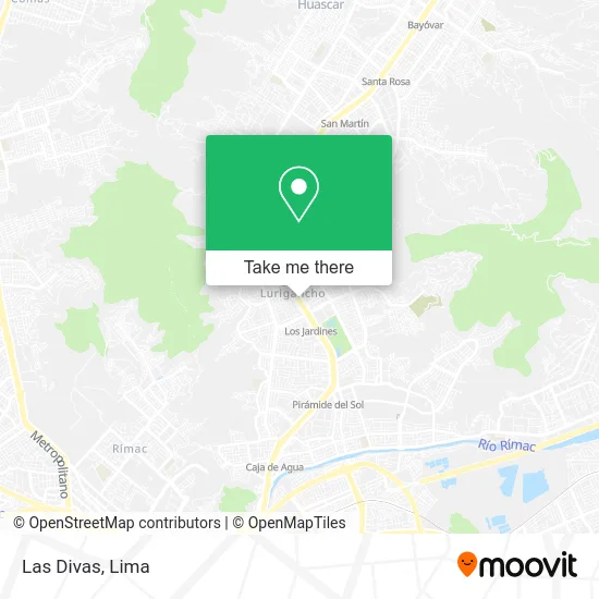 Las Divas map