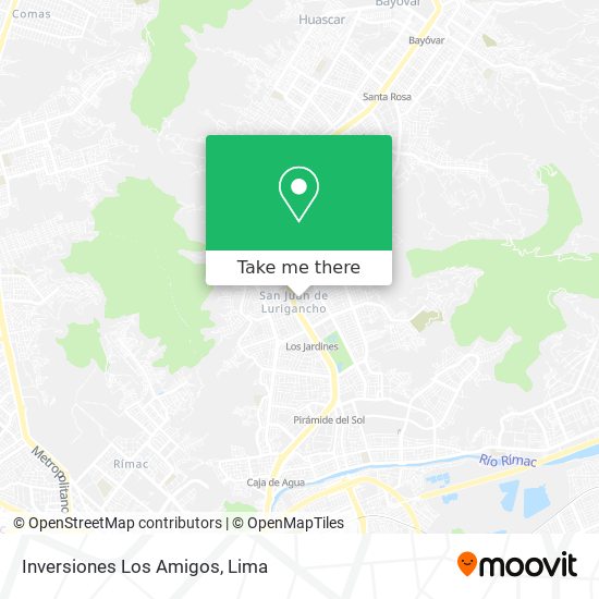 Inversiones Los Amigos map