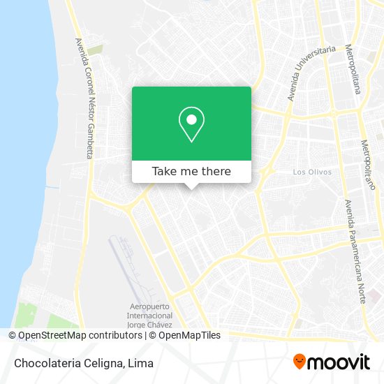 Chocolateria Celigna map