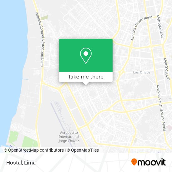 Hostal map