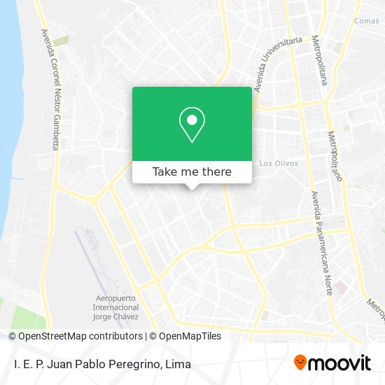 I. E. P. Juan Pablo Peregrino map